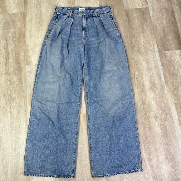 Citizens of Humanity Petra Pleated Wide Leg Jeans in Nensi Size 29 2160-3028 - Picture 2 of 9